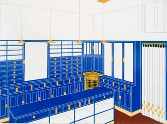Das Interieur IV、グローブショップ、1906